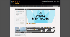 Desktop Screenshot of entradasdiscotecas.soloibiza.com